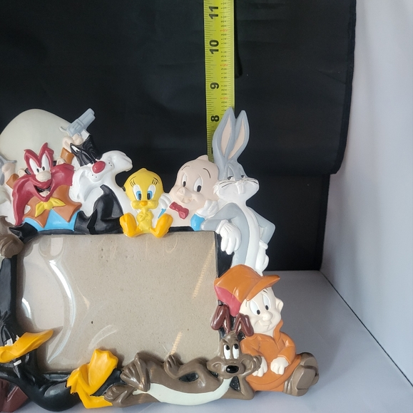 Vintage LOONEY TUNES WARNER BROS 3-D Cartoon Characters Picture Frame - Picture 7 of 10